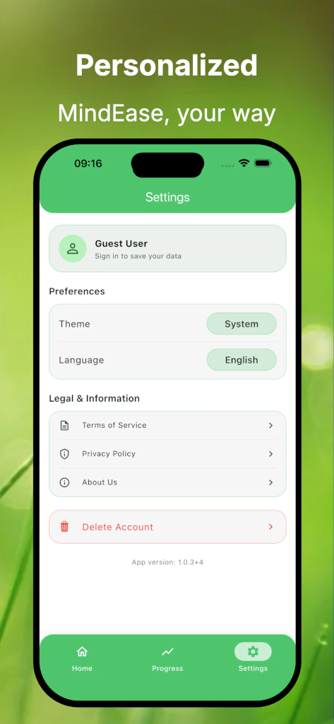 Mindease Screenshot 5